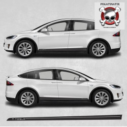 Tesla Model X side Stripes ADESIVOS (Produto compatível)