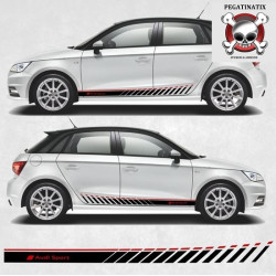 Audi A1 Side Stripes ADESIVI (Prodotto compatibile)