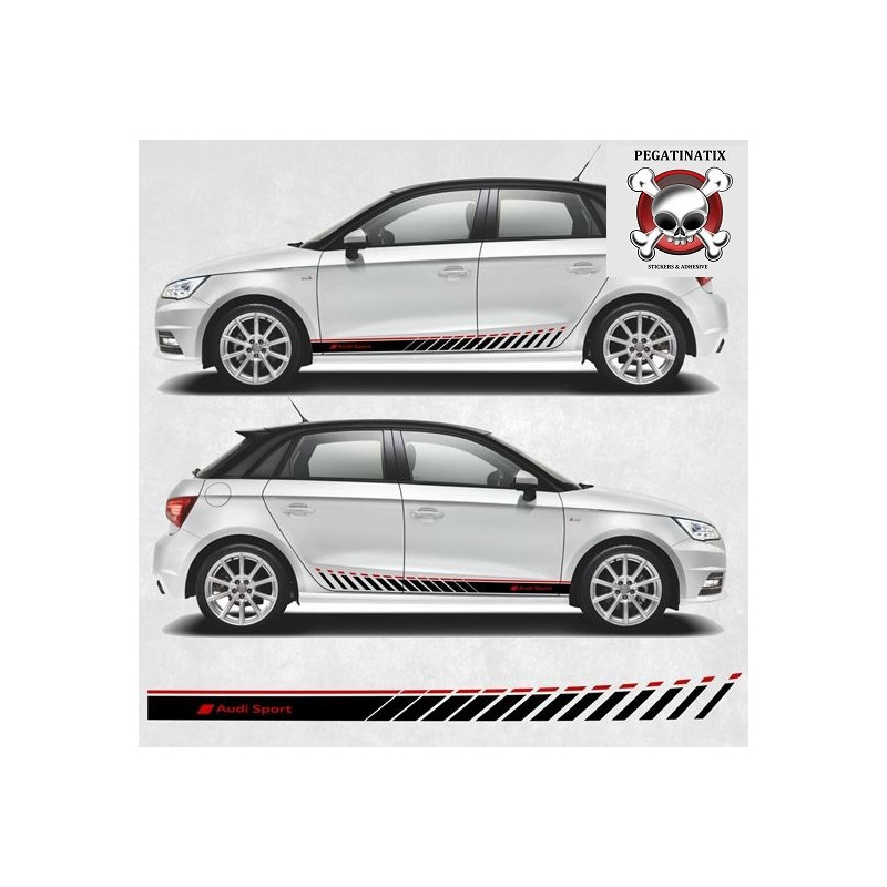 Audi A1 Side Stripes ADESIVI (Prodotto compatibile)
