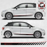 Audi A1 Side Stripes AUFKLEBER (Kompatibles Produkt)