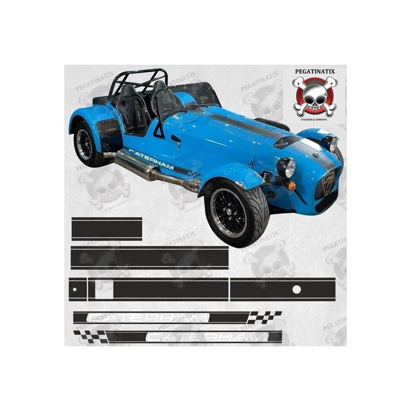 CATERHAM Stripes autocollant (Produit compatible)