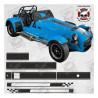 CATERHAM Stripes decals (Compatible Product)