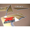 SUZUKI GSX-R 600 SRAD 1996-1999 MATTE GOLD adesivos (Produto compatível)