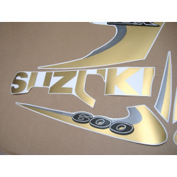 SUZUKI GSX-R 600 SRAD 1996-1999 MATTE GOLD adesivos (Produto compatível)