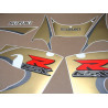 SUZUKI GSX-R 600 SRAD 1996-1999 MATTE GOLD aufkleber (Kompatibles Produkt)