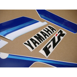 Yamaha FZR 1000 year 1991 - WHITE/BLUE AUFKLEBER (Kompatibles Produkt)