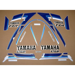 Yamaha FZR 1000 year 1991 - WHITE/BLUE AUFKLEBER (Kompatibles Produkt)