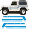 Defender 90 County 1984 - 1986 side Stripes Stickers (Produto compatível)