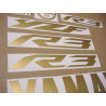 YAMAHA YZF-R3 CUSTOM MATTE GOLD ADESIVI (Prodotto compatibile)