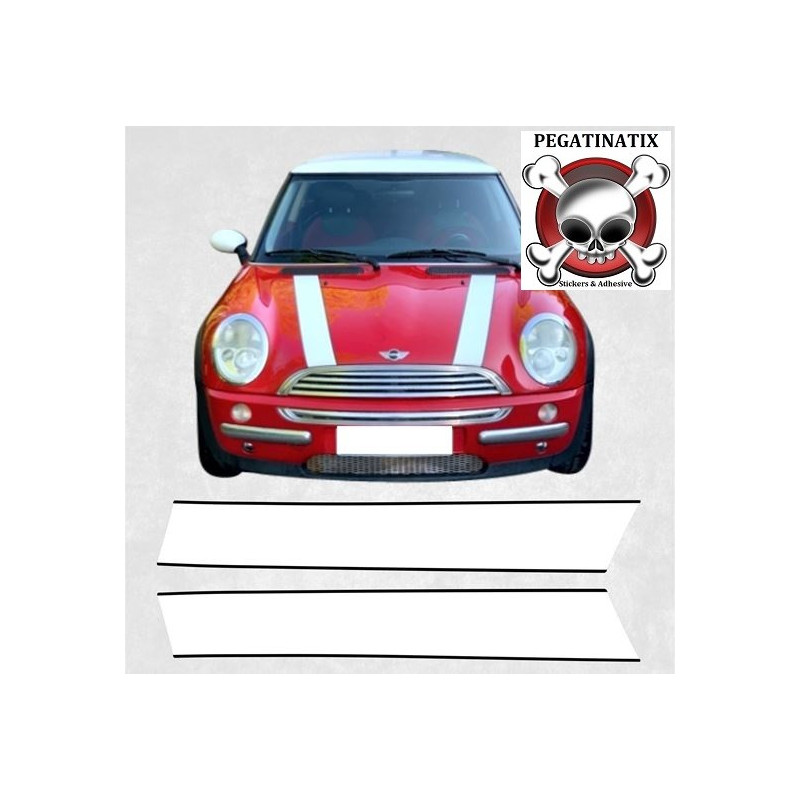 Mini R50 / R52 Cooper Park Lane ADHESIVOS side Scuttle (Producto compatible)