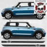 Mini R50 / R52 / R53 side Stripes AUTOCOLLANT (Produit compatible)