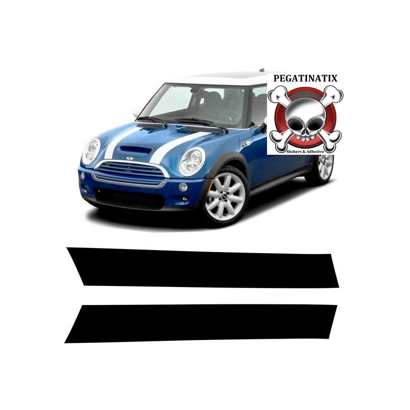 Mini R50 / R52 Cooper side Stripes ADHESIVOS side Scuttle (Producto compatible)