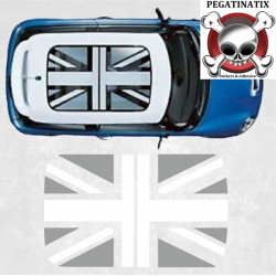 Mini R55 / R56 / R60 panoramic Glass Union Jack  ADESIVOS (Produto compatível)