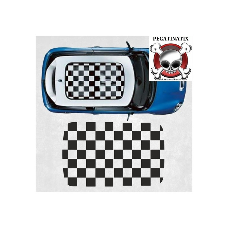 Mini R55 / R56 / R60 panoramic Glass AUTOCOLLANT (Produit compatible)