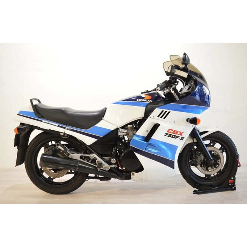 HONDA CBX 750F AÑO 1987 WHITE/BLUE decals (Compatible Product)