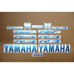 YAMAHA YZF-R3 CUSTOM PEARL BLUE ADESIVI (Prodotto compatibile)