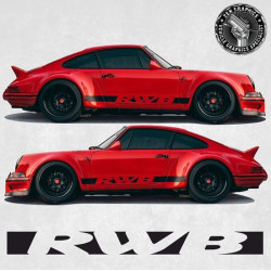 PORSCHE 911 RWB side Stripes ADESIVOS (Produto compatível)