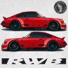PORSCHE 911 RWB side Stripes ADESIVOS (Produto compatível)