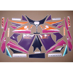 Yamaha FZR 600 1995 GREEN/BLUE/PURPLE Stickers (Compatible Product)