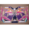 Yamaha FZR 600 1995 GREEN/BLUE/PURPLE Stickers (Compatible Product)