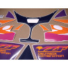 Yamaha FZR 600 1995 GREEN/BLUE/PURPLE Stickers (Compatible Product)