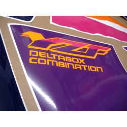 Yamaha FZR 600 1995 GREEN/BLUE/PURPLE Stickers (Compatible Product)