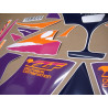 Yamaha FZR 600 1995 GREEN/BLUE/PURPLE Stickers (Compatible Product)