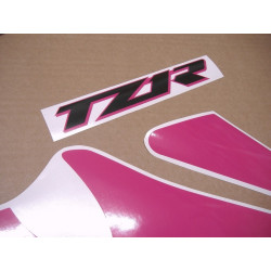 Yamaha TZR 125 YEAR 1996 WHITE/PINK/BLUE ADESIVI (Prodotto compatibile)