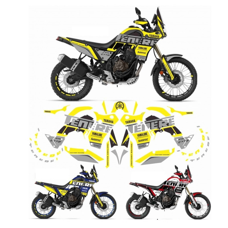 STICKERS DECALS YAMAHA TENERE