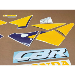 Honda CBR 900RR 1994 -BLACK/YELLOW/PURPLE VERSION EEUU AUFKLEBER