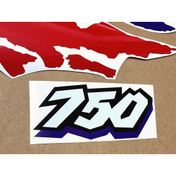 Honda XRV 750 Africa Twin 1994 - RED/PURPLE/WHITE