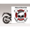 STICKER Honda Crossrunner 2013 RED/SILVER