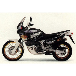 STICKER Honda XRV 750 Africa Twin 1995 BLACK/GREY/GOLD