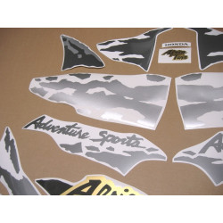 STICKER SET Honda XRV 750 Africa Twin 1995 BLACK/GREY/GOLD