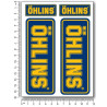 OHLINS small Decal set 12x16 cm 4 stickers Laminated