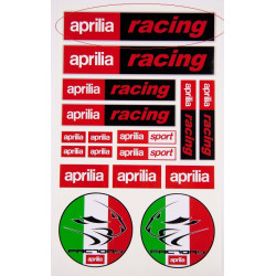 Aprilia medium Decal set 16x26 cm Laminated