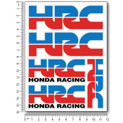 HRC Repsol small Decal set 12x16 cm Laminated