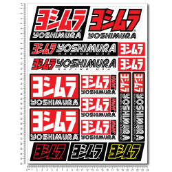 YOSHIMURA Large Decal set 24x32 cm Laminated