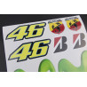 Valentino Rossi 46 Movistar Yamaha Large Decal set 24x32 cm Laminated