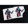 Jorge Lorenzo 99 robot Kool art decals stickers 2 pcs