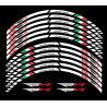 Aprilia RSV4 3 Way Wheel decals stickers rim stripes 12 pcs. RSV Factory Laminated full color