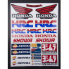 HONDA logo HRC Repsol Large Decal set 24x32 cm 23 stickers Yoshimura Laminated