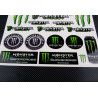 Monster XtraLarge Decal sticker set 34x49 cm Laminated