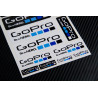 GoPro small Decal set 12x16 cm Laminated