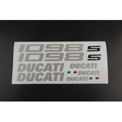 DUCATI 1098s OEM Decal sticker set 1198 Aluminum