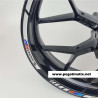 BMW Motorsport S1000RR Reflective wheel stickers rim stripes decals Motorrad hp4