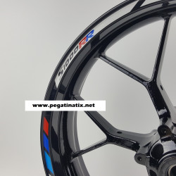 BMW Motorsport S1000RR Wheel decals rim stickers stripes hp4 12+4 pcs.