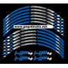 BMW Motorsport HP4 Wheel decals stickers rim stripes S1000RR Blue