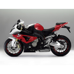 BMW S1000RR wheel decals rim stickers stripes 12 pcs. Laminated HP4