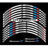 BMW Motorsport S1000R Reflective wheel stickers rim stripes decals Motorrad s1000 R